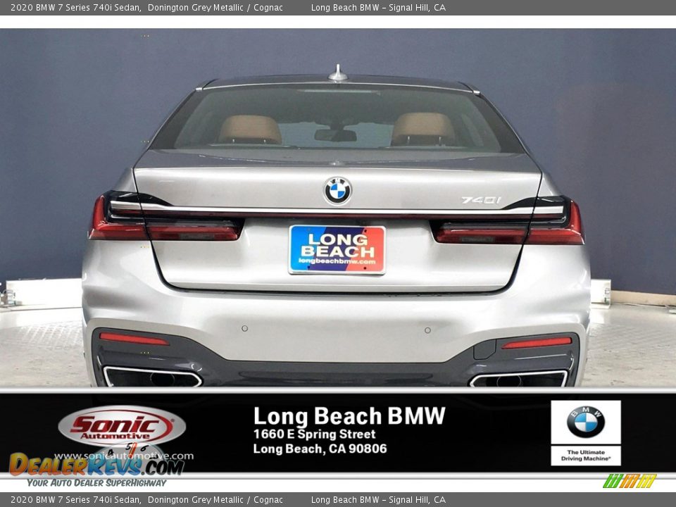 2020 BMW 7 Series 740i Sedan Donington Grey Metallic / Cognac Photo #3
