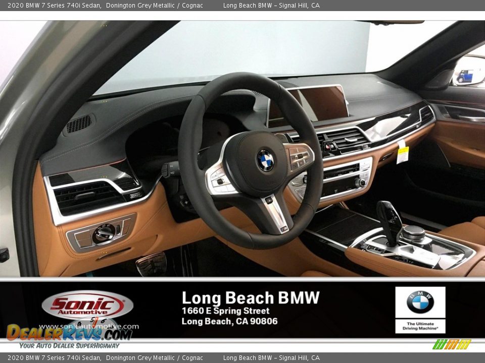 2020 BMW 7 Series 740i Sedan Donington Grey Metallic / Cognac Photo #4