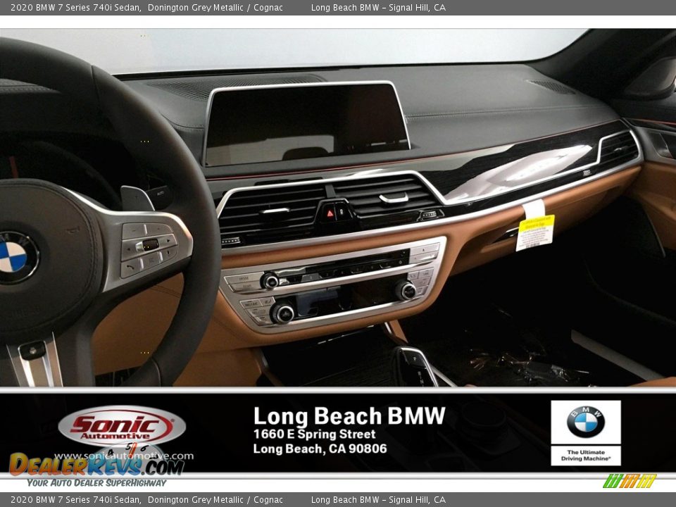 2020 BMW 7 Series 740i Sedan Donington Grey Metallic / Cognac Photo #5