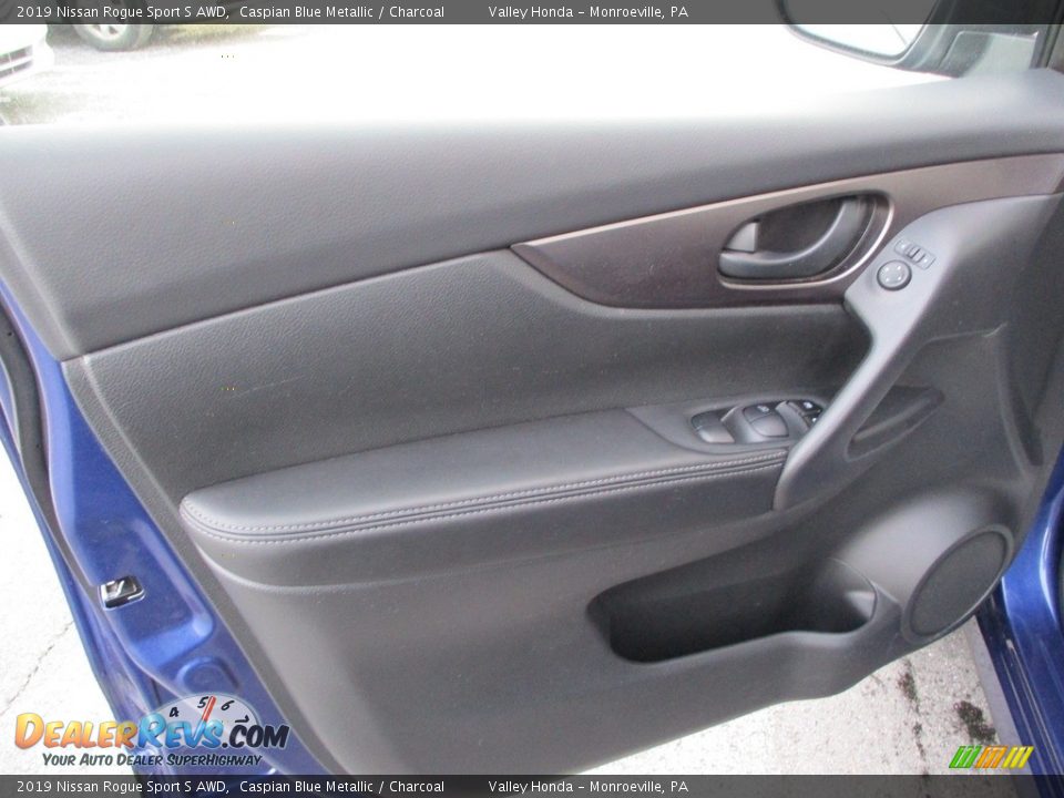 2019 Nissan Rogue Sport S AWD Caspian Blue Metallic / Charcoal Photo #11