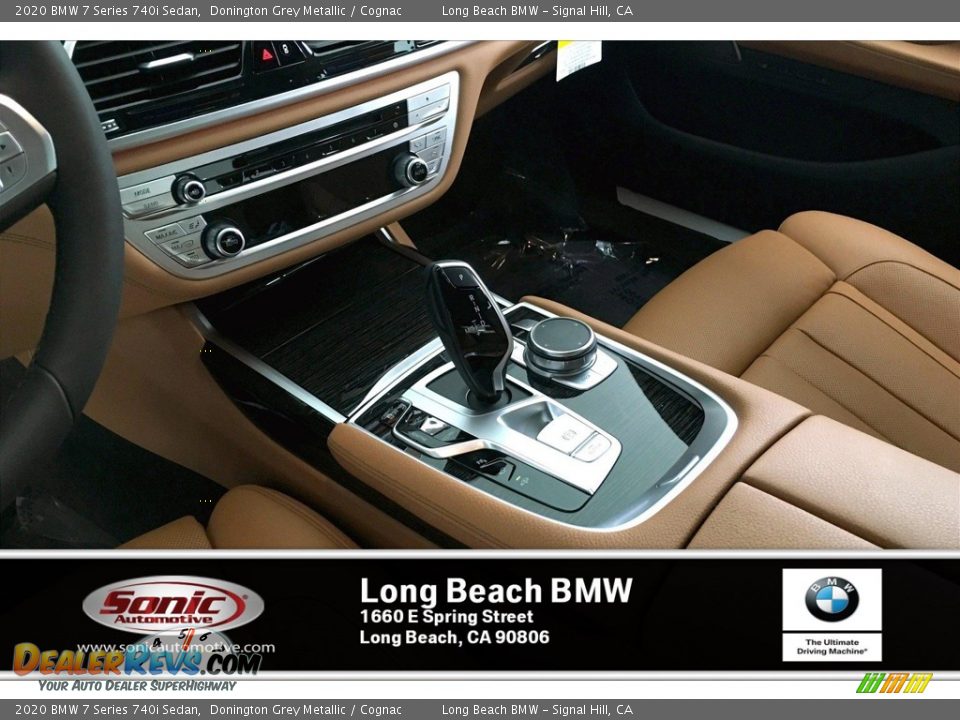 2020 BMW 7 Series 740i Sedan Donington Grey Metallic / Cognac Photo #6