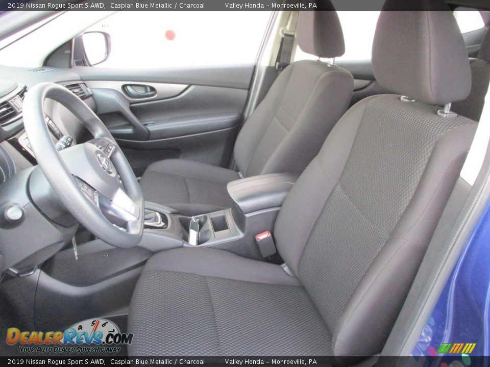 2019 Nissan Rogue Sport S AWD Caspian Blue Metallic / Charcoal Photo #12