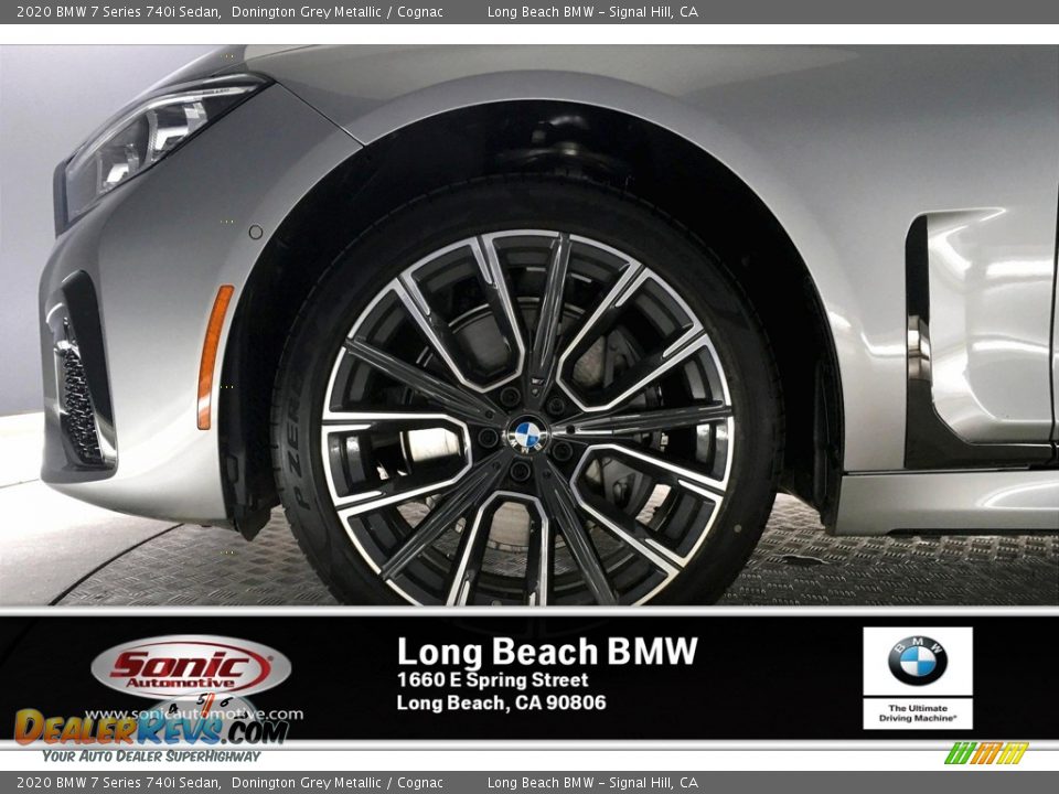 2020 BMW 7 Series 740i Sedan Donington Grey Metallic / Cognac Photo #9