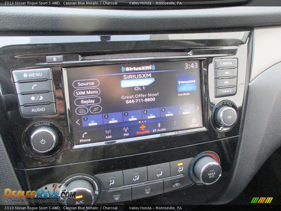 2019 Nissan Rogue Sport S AWD Caspian Blue Metallic / Charcoal Photo #15