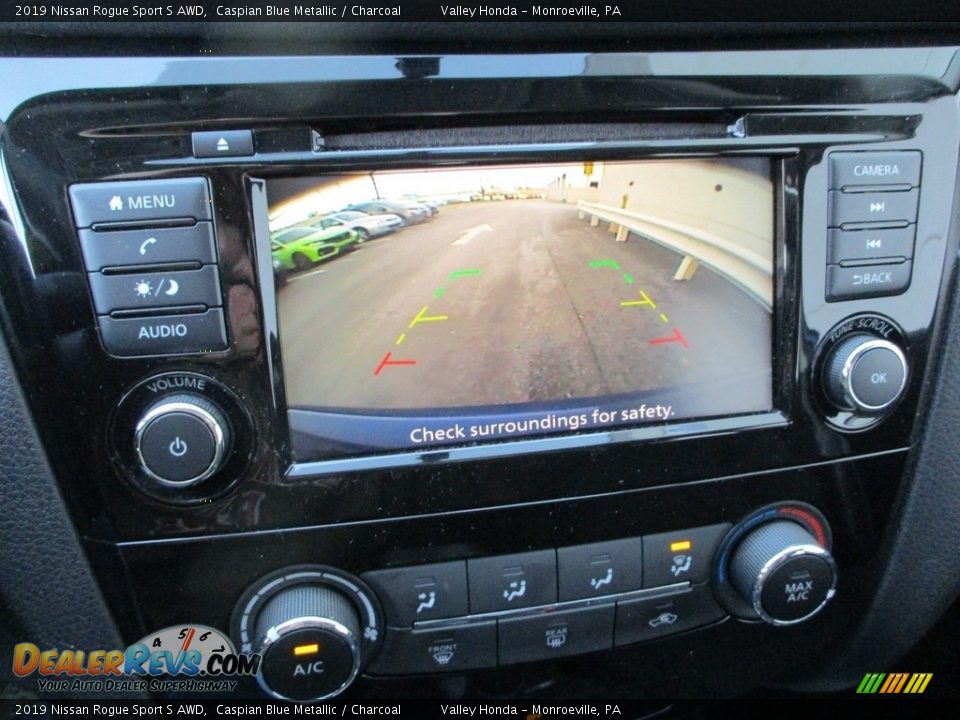 2019 Nissan Rogue Sport S AWD Caspian Blue Metallic / Charcoal Photo #16