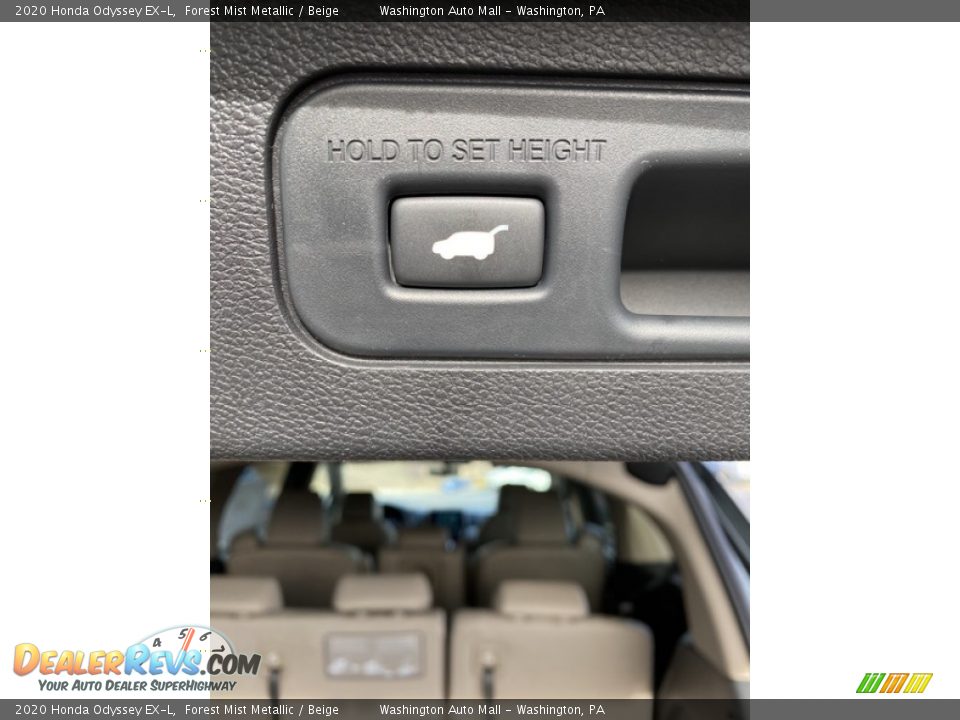 2020 Honda Odyssey EX-L Forest Mist Metallic / Beige Photo #23