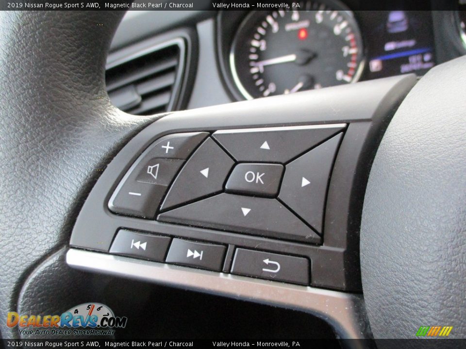 2019 Nissan Rogue Sport S AWD Magnetic Black Pearl / Charcoal Photo #18