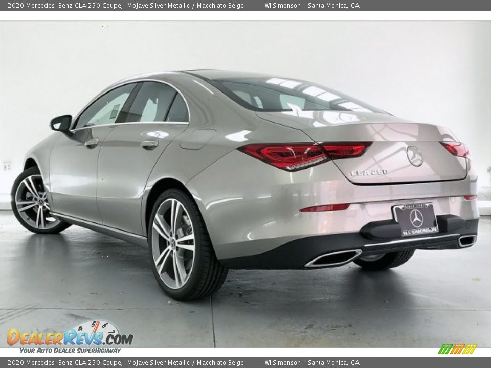 2020 Mercedes-Benz CLA 250 Coupe Mojave Silver Metallic / Macchiato Beige Photo #2