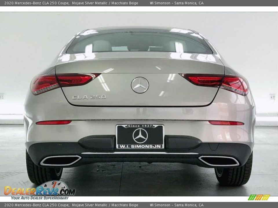 2020 Mercedes-Benz CLA 250 Coupe Mojave Silver Metallic / Macchiato Beige Photo #3
