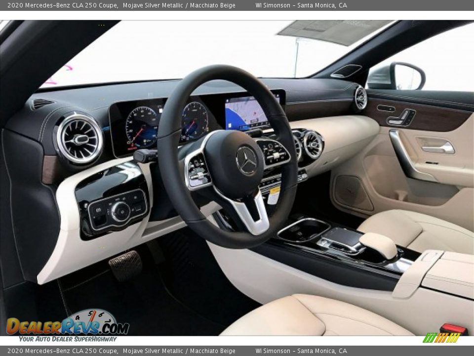 2020 Mercedes-Benz CLA 250 Coupe Mojave Silver Metallic / Macchiato Beige Photo #4