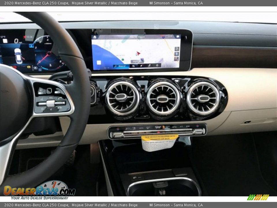 2020 Mercedes-Benz CLA 250 Coupe Mojave Silver Metallic / Macchiato Beige Photo #6