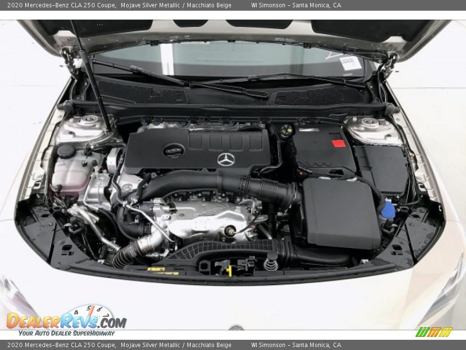 2020 Mercedes-Benz CLA 250 Coupe Mojave Silver Metallic / Macchiato Beige Photo #8