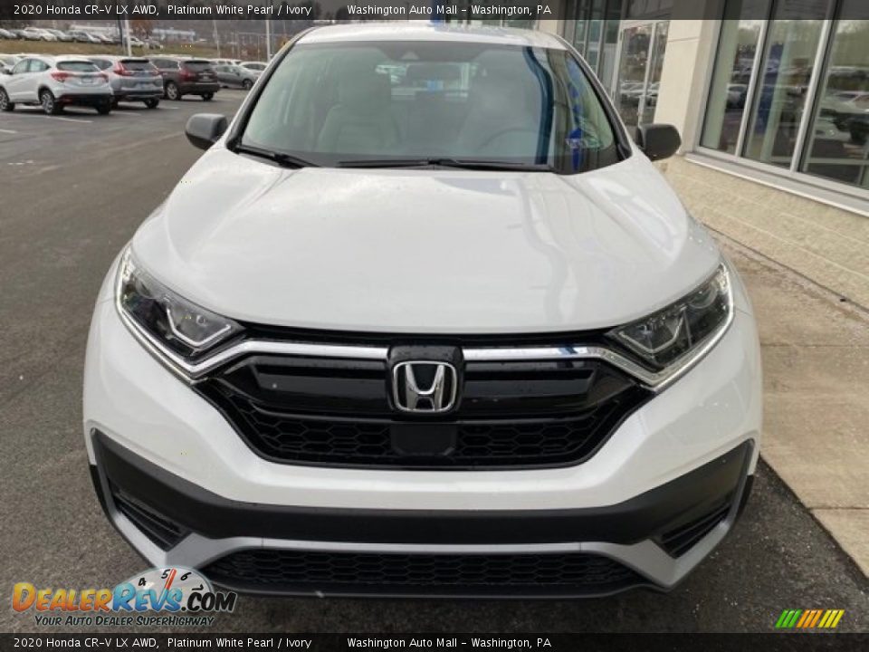 2020 Honda CR-V LX AWD Platinum White Pearl / Ivory Photo #3