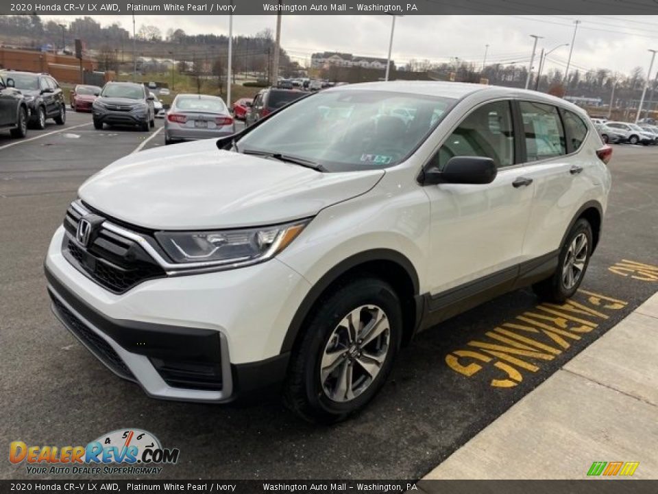 2020 Honda CR-V LX AWD Platinum White Pearl / Ivory Photo #4