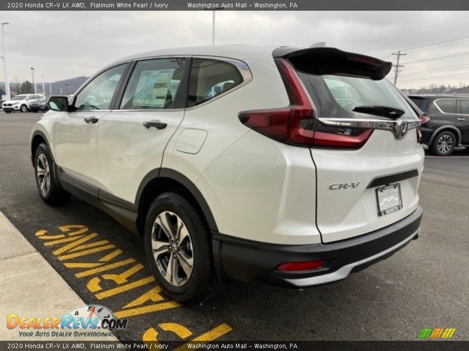 2020 Honda CR-V LX AWD Platinum White Pearl / Ivory Photo #5