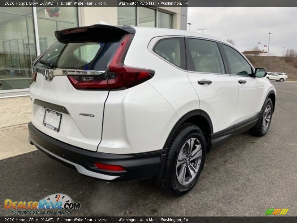 2020 Honda CR-V LX AWD Platinum White Pearl / Ivory Photo #7