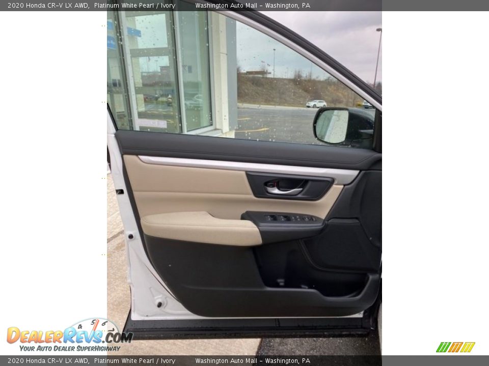 2020 Honda CR-V LX AWD Platinum White Pearl / Ivory Photo #10