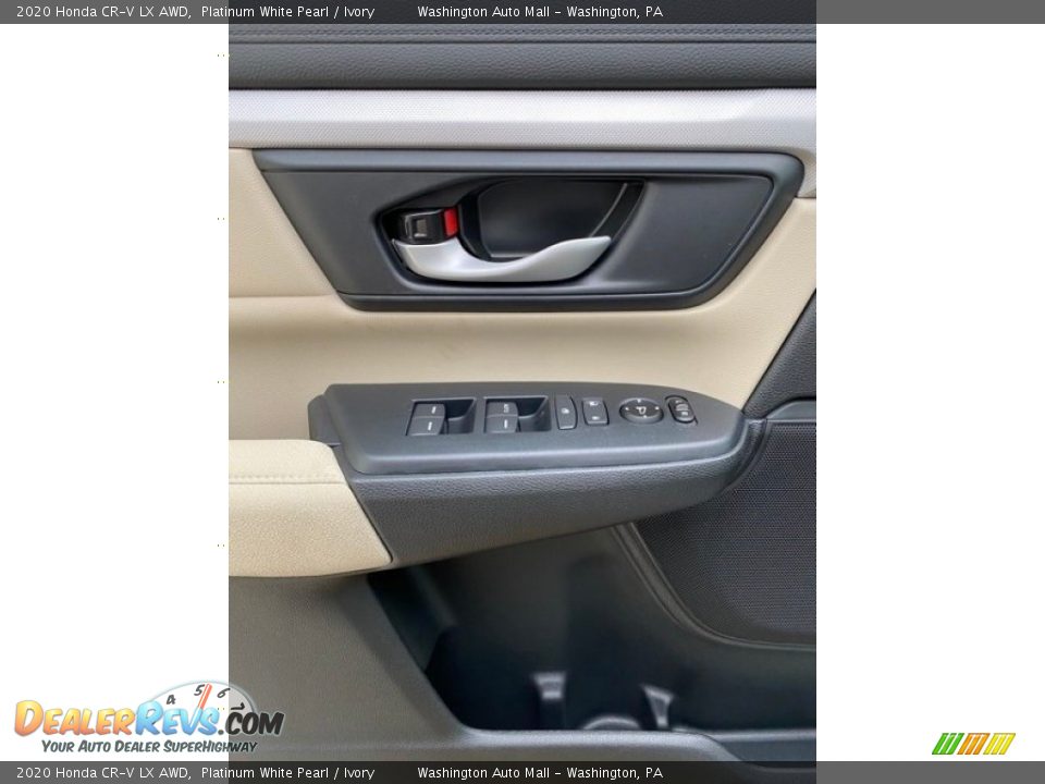 2020 Honda CR-V LX AWD Platinum White Pearl / Ivory Photo #11