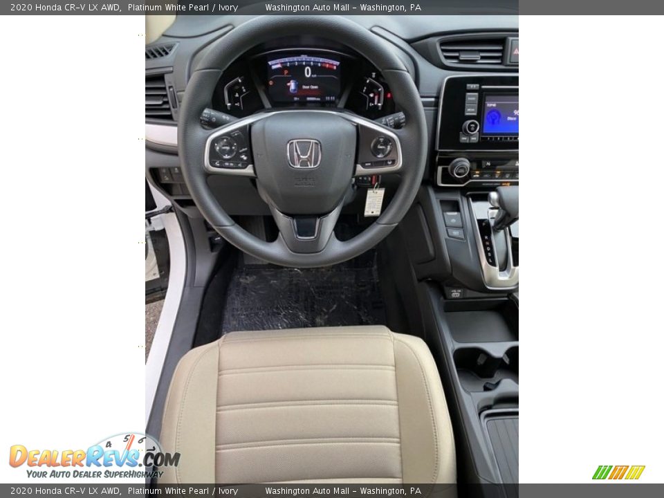 2020 Honda CR-V LX AWD Platinum White Pearl / Ivory Photo #13