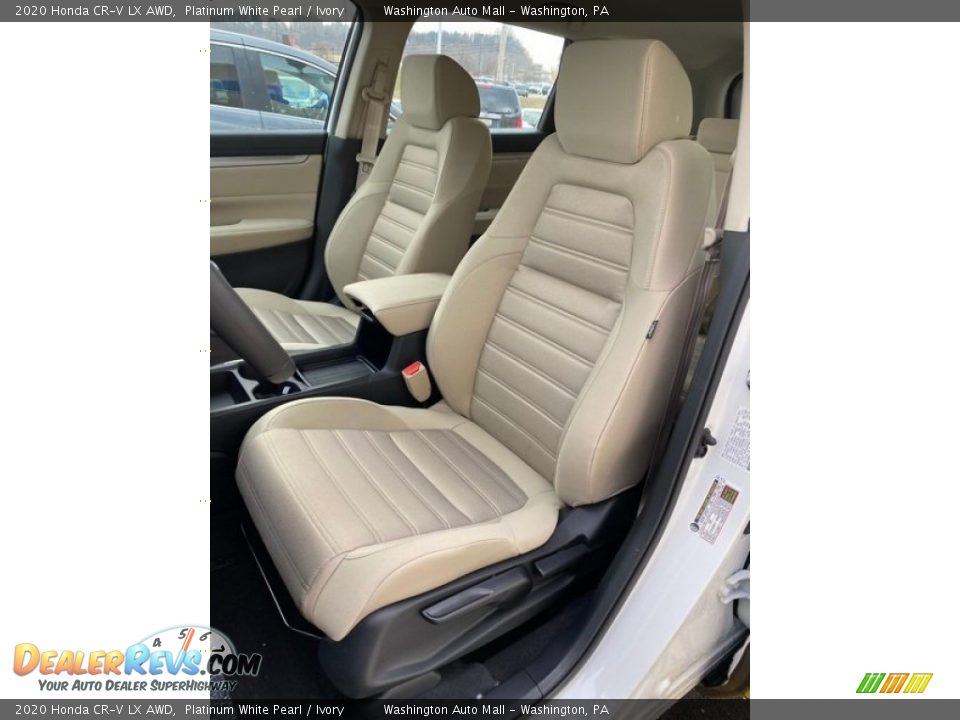 2020 Honda CR-V LX AWD Platinum White Pearl / Ivory Photo #14