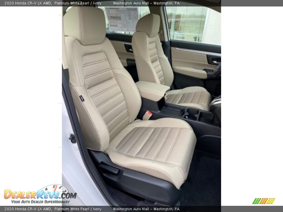 2020 Honda CR-V LX AWD Platinum White Pearl / Ivory Photo #24