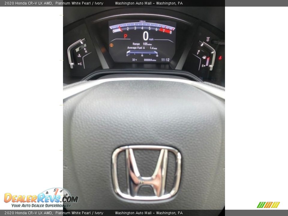 2020 Honda CR-V LX AWD Platinum White Pearl / Ivory Photo #27