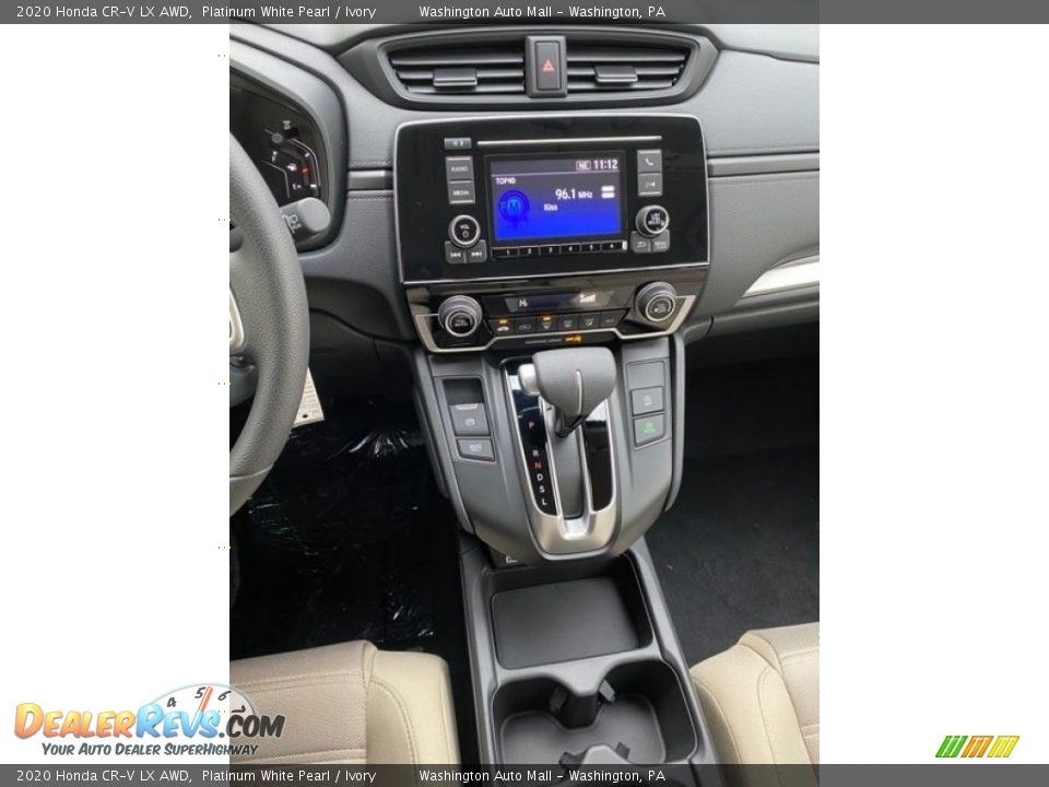 2020 Honda CR-V LX AWD Platinum White Pearl / Ivory Photo #28