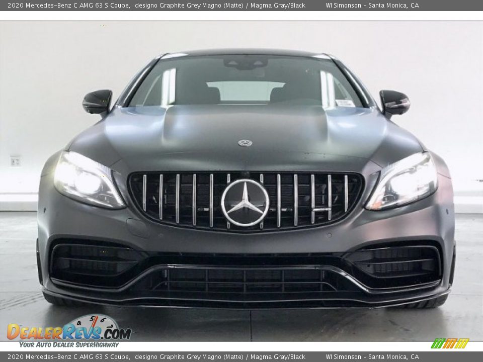 2020 Mercedes-Benz C AMG 63 S Coupe designo Graphite Grey Magno (Matte) / Magma Gray/Black Photo #2