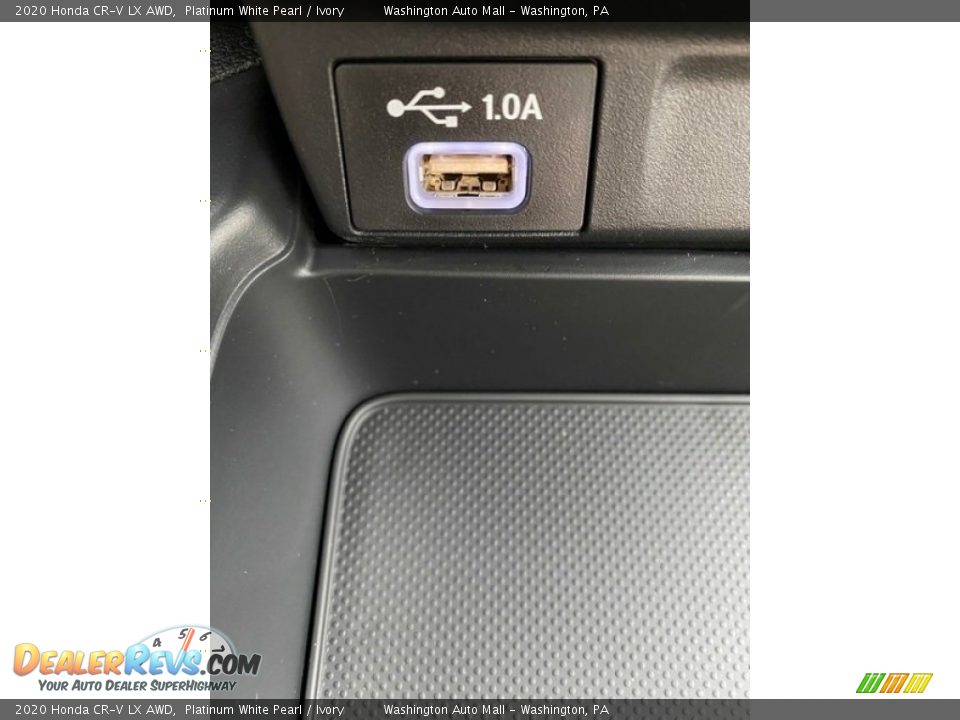 2020 Honda CR-V LX AWD Platinum White Pearl / Ivory Photo #32