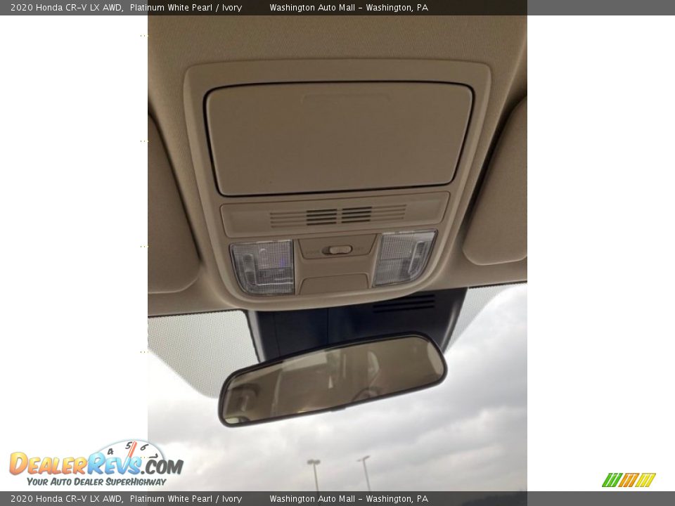 2020 Honda CR-V LX AWD Platinum White Pearl / Ivory Photo #34