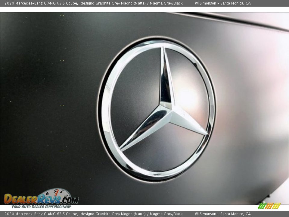2020 Mercedes-Benz C AMG 63 S Coupe designo Graphite Grey Magno (Matte) / Magma Gray/Black Photo #7