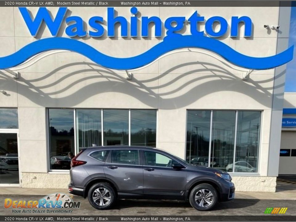 2020 Honda CR-V LX AWD Modern Steel Metallic / Black Photo #1