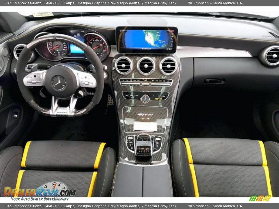 2020 Mercedes-Benz C AMG 63 S Coupe designo Graphite Grey Magno (Matte) / Magma Gray/Black Photo #17