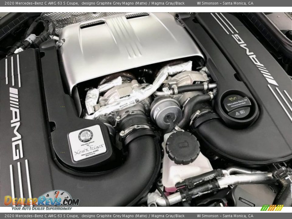 2020 Mercedes-Benz C AMG 63 S Coupe designo Graphite Grey Magno (Matte) / Magma Gray/Black Photo #31