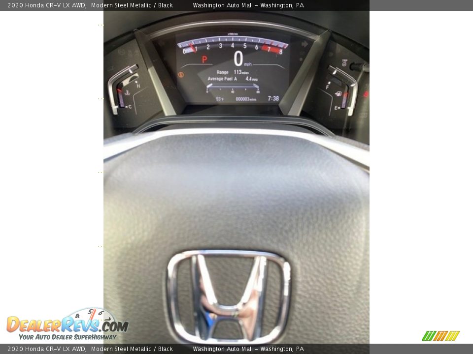 2020 Honda CR-V LX AWD Modern Steel Metallic / Black Photo #27