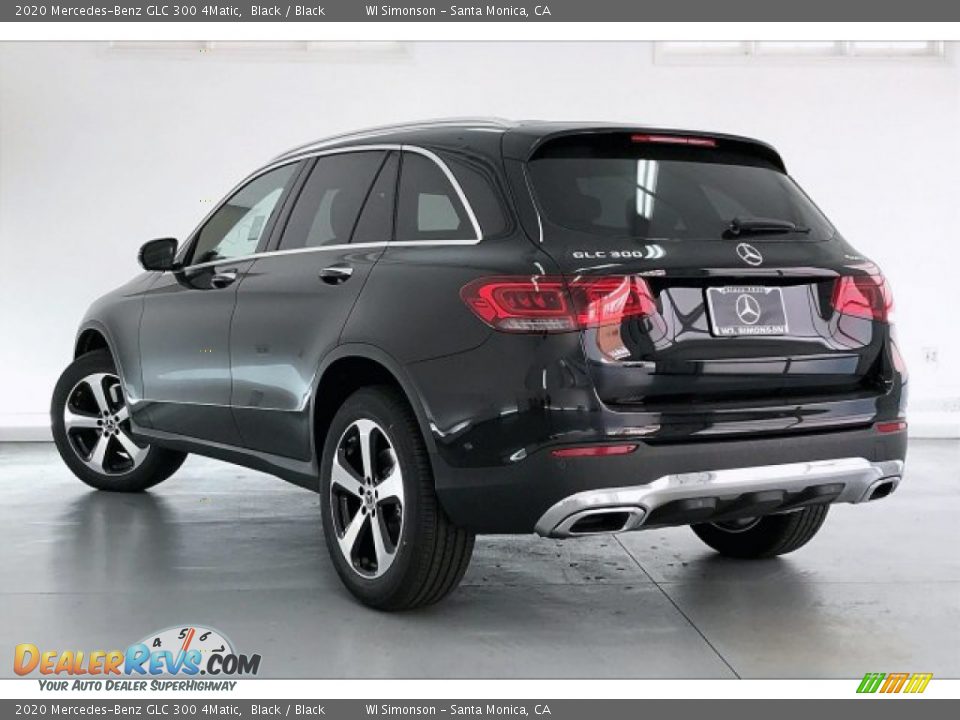 2020 Mercedes-Benz GLC 300 4Matic Black / Black Photo #2