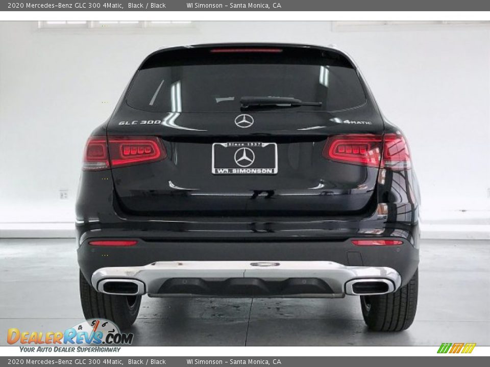 2020 Mercedes-Benz GLC 300 4Matic Black / Black Photo #3