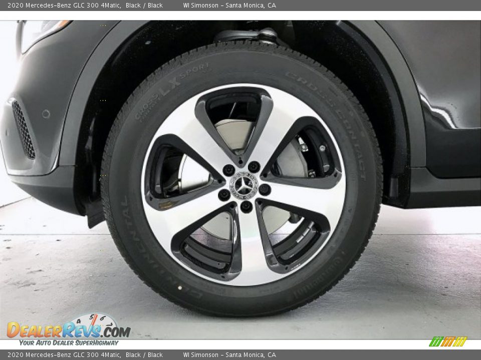 2020 Mercedes-Benz GLC 300 4Matic Black / Black Photo #9
