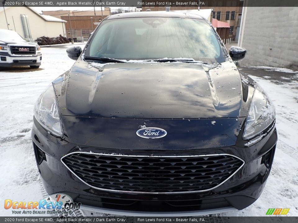2020 Ford Escape SE 4WD Agate Black Metallic / Dark Earth Gray Photo #8