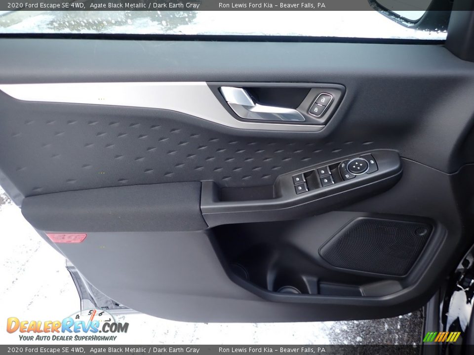 2020 Ford Escape SE 4WD Agate Black Metallic / Dark Earth Gray Photo #15