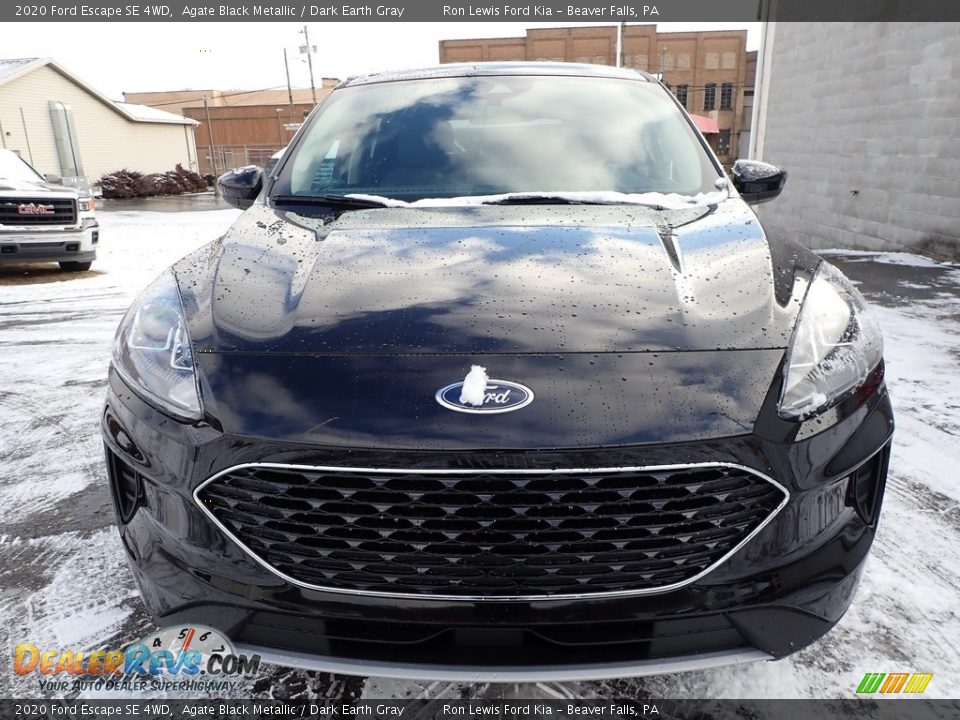 2020 Ford Escape SE 4WD Agate Black Metallic / Dark Earth Gray Photo #8