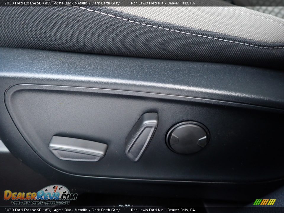 2020 Ford Escape SE 4WD Agate Black Metallic / Dark Earth Gray Photo #11
