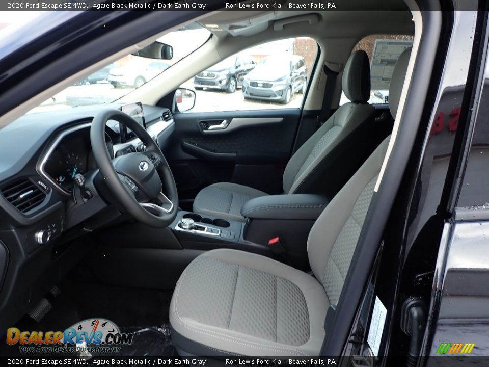 Front Seat of 2020 Ford Escape SE 4WD Photo #13