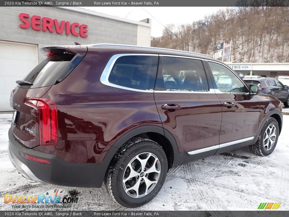 2020 Kia Telluride EX AWD Sangria / Black Photo #2