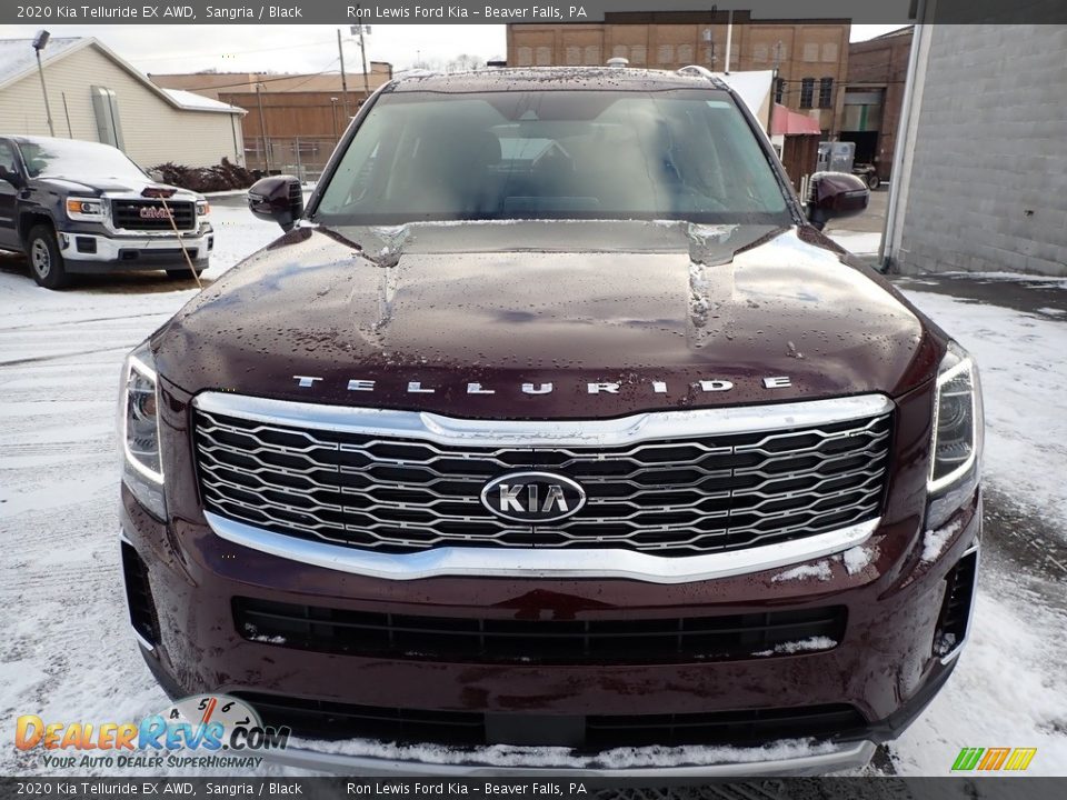 2020 Kia Telluride EX AWD Sangria / Black Photo #8