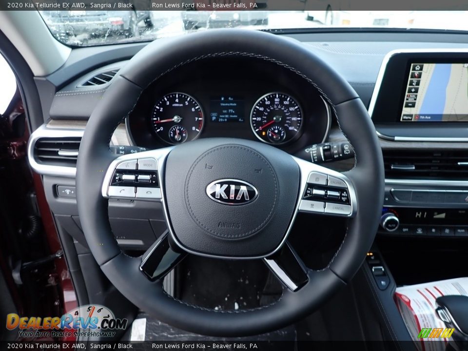 2020 Kia Telluride EX AWD Steering Wheel Photo #17