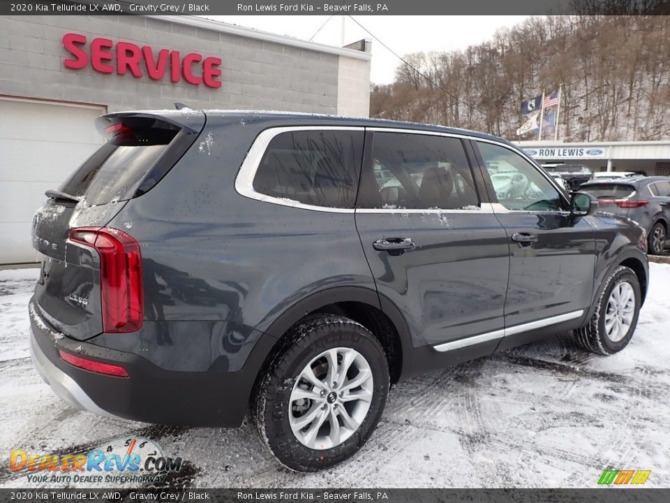 2020 Kia Telluride LX AWD Gravity Grey / Black Photo #2