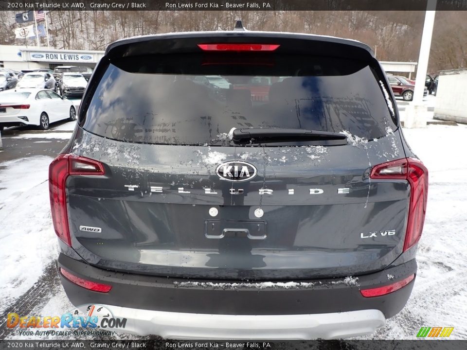 2020 Kia Telluride LX AWD Gravity Grey / Black Photo #3