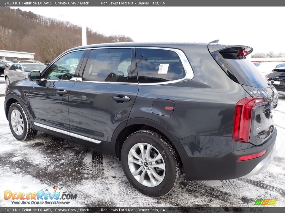 2020 Kia Telluride LX AWD Gravity Grey / Black Photo #5