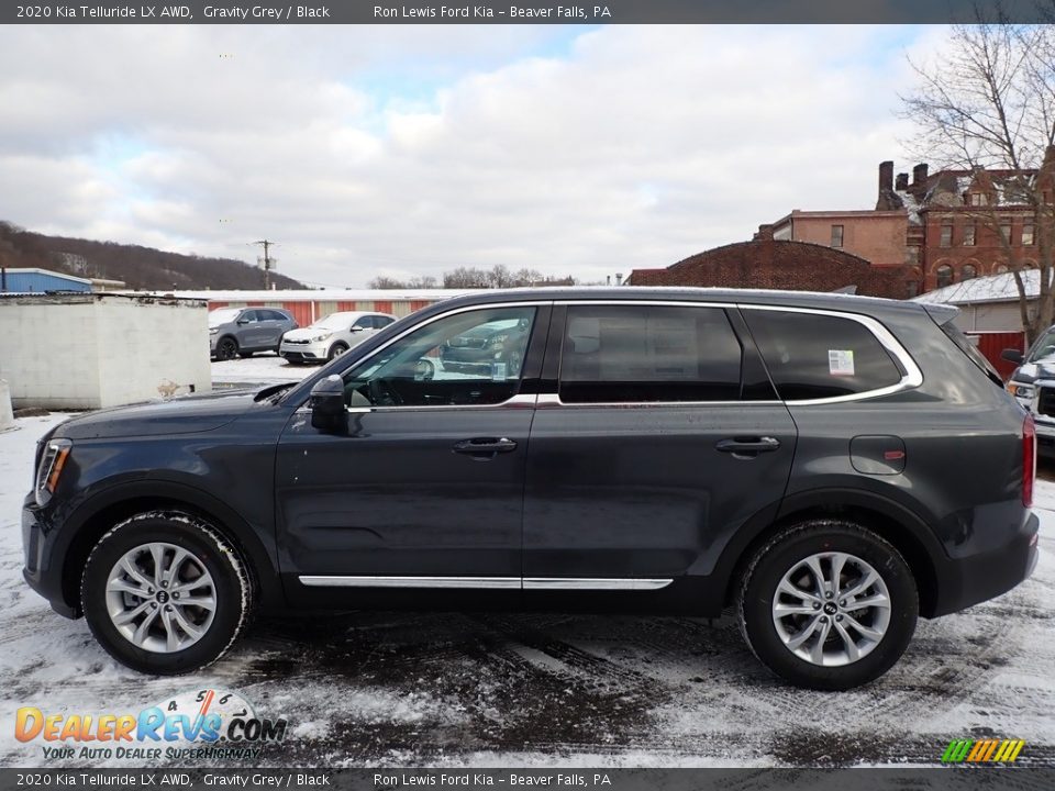 2020 Kia Telluride LX AWD Gravity Grey / Black Photo #6